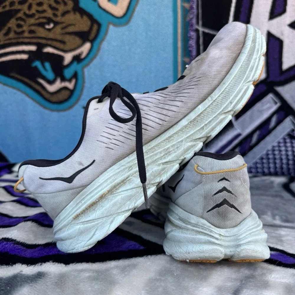 Size 10 - Hoka One One Rincon 3 White Blue‎ Glass